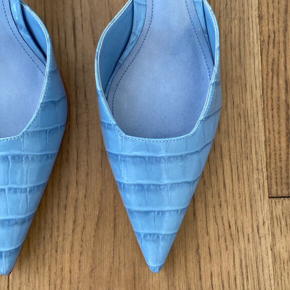 Schutz Paola Mid Slingback Pointed Toe Pump - Picture 8 of 15